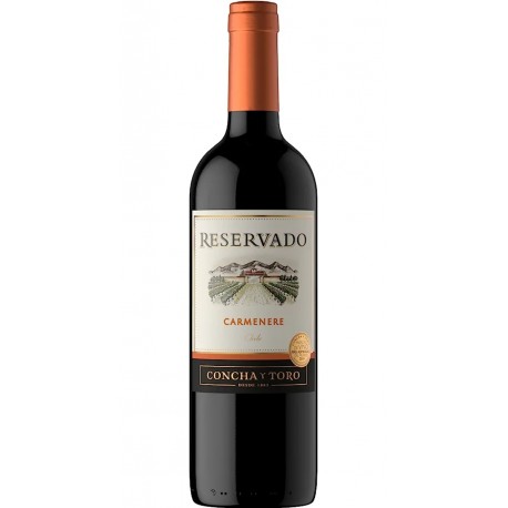 Vinho Tinto Chileno Concha y Toro Reservado Carmenére Meio Seco